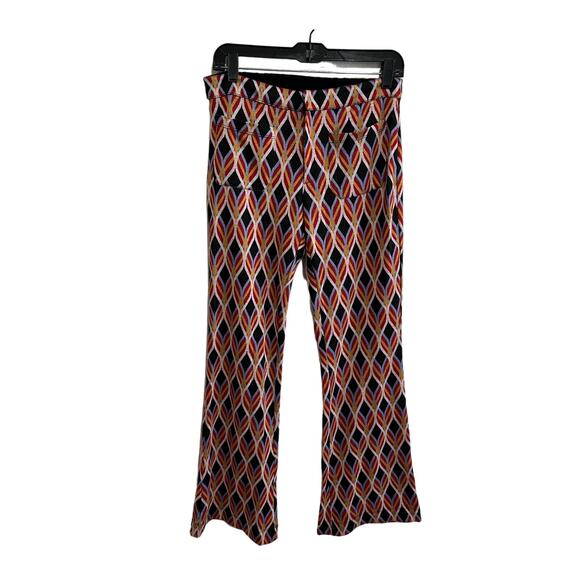 Free People Hip Hugging Jaquard Flares size 4 - Picture 1 of 5